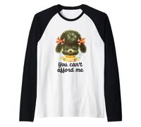 You Can't Afford Me Fancy Dog Manche Raglan