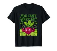 You Can't Beet Me Farm Humour Veggie Graphic T-Shirt