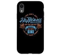 You Can't Buy Happiness But You Can Buy Books Funny Literary Coque pour iPhone XR