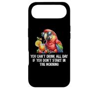 You Cant Drink All Day Drinking Parrot Start in The Morning Coque pour iPhone Air