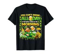 You Cant Drink All Day St Patricks Day Funny Irish Drinking T-Shirt