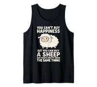 You Can't Happiness Buy a Sheep Funny Saying Animal Lovers Débardeur