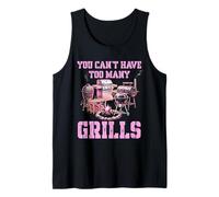 You Can't Have Too Many Grills Funny Retro BBQ Grilling Débardeur
