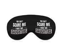 You Can't Scare Me I Have A Daughter Funny Sleep Eye Mask Soft Blindfold Eye Cover avec sangle réglable Night Eyeshade pour hommes femmes