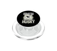 You Can't Scare Me I Have A Siberian Husky PopSockets PopGrip pour MagSafe