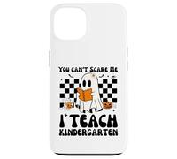 You Can't Scare Me I Teach Matdergarten Halloween Teacher Coque pour iPhone 13