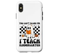 You Can't Scare Me I Teach Matdergarten Halloween Teacher Coque pour iPhone X/XS