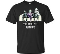 You Can't Sit with Us Tim Burton Gift Ultra Cotton T-Shirt T-Shirts à Manches Courtes(Medium)