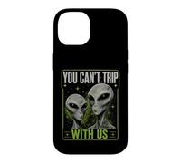 You Can't Trip with Us Funny Alien Retro Vintage UFO Graphic Coque pour iPhone 14