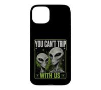 You Can't Trip with Us Funny Alien Retro Vintage UFO Graphic Coque pour iPhone 15 Plus