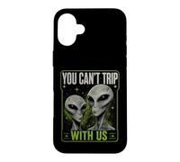 You Can't Trip with Us Funny Alien Retro Vintage UFO Graphic Coque pour iPhone 16 Plus