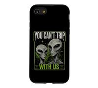You Can't Trip with Us Funny Alien Retro Vintage UFO Graphic Coque pour iPhone SE (2020) / 7/8