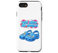 You Croc My World, Jeu de Mots Amusant pour Couples pour la Saint-Valentin Coque pour iPhone SE (2020) / 7/8