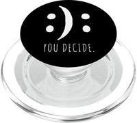 You Decide C'est toi Qui décides Bonnes ou Mauvaises humeurs PopSockets PopGrip pour MagSafe