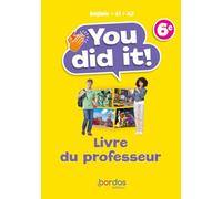 You did it! - Anglais 6e - 2023 - Livre du professeur