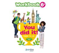 You did it! - Anglais 6e - 2025 - Workbook - Elève - Fiona Ratkoff - Bordas - broché - Scolaire / Universitaire