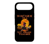 You Don't Scare Me I'm A 1st Grade Teacher Witch Halloween Coque pour iPhone Air