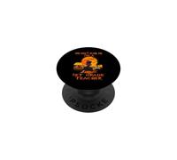 You Don't Scare Me I'm A 1st Grade Teacher Witch Halloween PopSockets PopGrip Adhésif