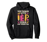 You Down with IEP SPED Teacher Special Education Funny Retro Sweat à Capuche