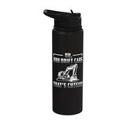 You Drift Cars That's Cute Dig Pelle de chantier de construction Stainless Steel Insulated Water Bottle