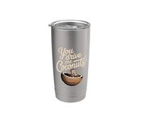 You Drive Me Coconuts Expressions de sarcasme |- Gobelet isotherme en acier inoxydable double paroi