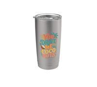 You Drive Me Coconuts Expressions de sarcasme - Gobelet isotherme en acier inoxydable double paroi