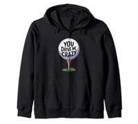 You Drive Me Crazy Golf Ball T-Shirt de Golf Amusant pour Golfeur Sweat à Capuche