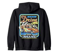 You Drive Me Insane Racing Sarcastic Retro Funny Adult Humor Sweat à Capuche