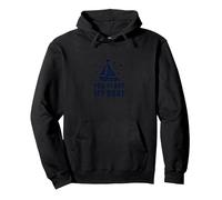 You Float My Boat - Nautical Love Sailing Sweat à Capuche, Unisexe pour Adultes, Noir, S