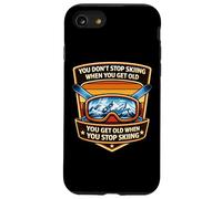 You Get Old When You Stop Ski Lover Lover Skier Coque pour iPhone SE (2020) / 7/8