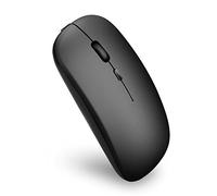 YOU GLOW GIRL Souris sans Fil LED, 3 Souris d'ordinateur DPI réglables, Souris sans Fil USB 2.4G avec Interface de Conversion USB - C pour iPad, Tablette (Noir)