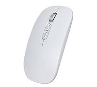 YOU GLOW GIRL Souris sans Fil LED, Souris sans Fil pour Ordinateur Portable, Souris d'ordinateur sans Fil Optique USB Portable 2.4G pour Ordinateur Portable, Mac, MacBook, Android, PC (Blanc)