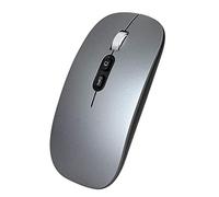 YOU GLOW GIRL Souris sans Fil LED, Souris sans Fil pour Ordinateur Portable, Souris d'ordinateur sans Fil Optique USB Portable 2.4G pour Ordinateur Portable, Mac, MacBook, Android, PC (Gris)
