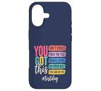You Got This Don't Stress Rock The Test Day Coque pour iPhone 17