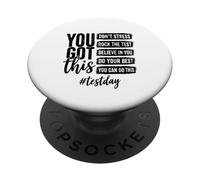 You Got This Don't Stress Rock The Test Day PopSockets PopGrip Adhésif