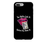 You Gotta Lick It Before You Stick It Funny Adult Joke Coque pour iPhone 7 Plus/8 Plus