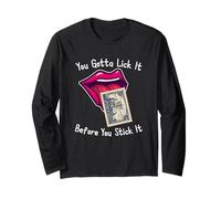 You Gotta Lick It Before You Stick It Funny Adult Joke Manche Longue