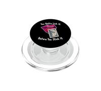 You Gotta Lick It Before You Stick It Funny Adult Joke PopSockets PopGrip pour MagSafe