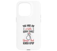 You Had Me at Hello Korean Tourist Unique et Korea Kpop Coque pour iPhone 15 Pro