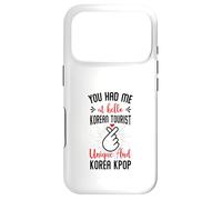 You Had Me at Hello Korean Tourist Unique et Korea Kpop Coque pour iPhone 17 Pro