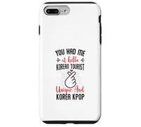 You Had Me at Hello Korean Tourist Unique et Korea Kpop Coque pour iPhone 7 Plus/8 Plus