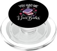 You Had Me at I Love Books Teacher School Reader PopSockets PopGrip pour MagSafe