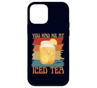 You Had Me at Iced Tea Funny Retro Vintage Tea Lovers Coque pour iPhone 12 Mini