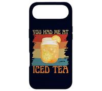 You Had Me at Iced Tea Funny Retro Vintage Tea Lovers Coque pour iPhone Air