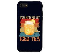 You Had Me at Iced Tea Funny Retro Vintage Tea Lovers Coque pour iPhone SE (2020) / 7/8