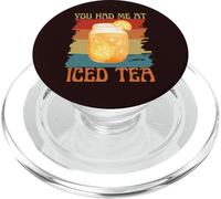 You Had Me at Iced Tea Funny Retro Vintage Tea Lovers PopSockets PopGrip pour MagSafe