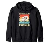 You Had Me at Oysters Funny Retro Vintage Oyster Lovers Sweat à Capuche