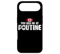 You Had Me at Poutine Canadian Fries Canada Flag Home Pride Coque pour iPhone Air