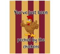 You Have Just Been Pecked by the Chickens Weekly Planner: A Funny Chicken-Themed Weekly Organizer for Bantams Fans