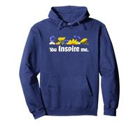 « You Inspire Me » - Motif Floral Sweat à Capuche
